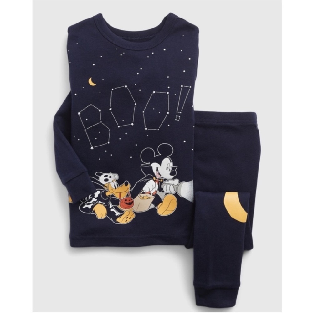 Baby Gap Mickey Mouse BOO Pajamas 18-24M 2T OR 4T Disney Pluto PJs NWT!!